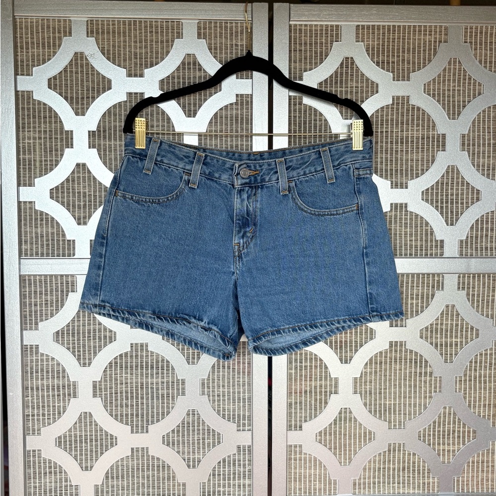 Classic Blue Denim Women's Shorts